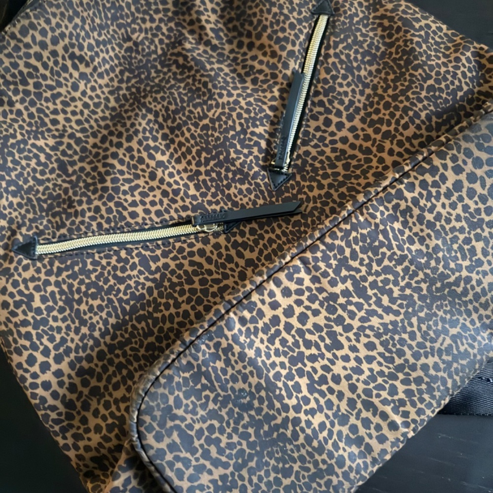 Stella & Dot Leopard Print Backpack - image 3